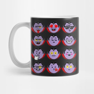 Emoji Faces Dracula Mug